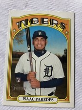 2021 Topps Heritage High Number Baseball Base Rookie #648 Isaac Paredes RC