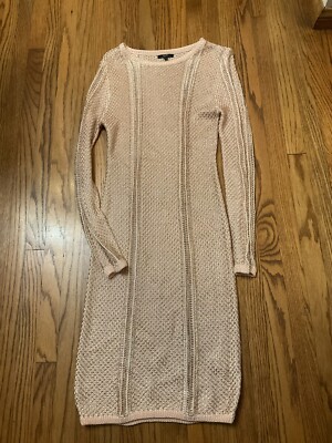 Wow couture Metallic Crochet Knitted Midi Dress - Gold size Large | eBay Wow couture Metallic Crochet Knitted Midi Dress - Gold size Large | eBay