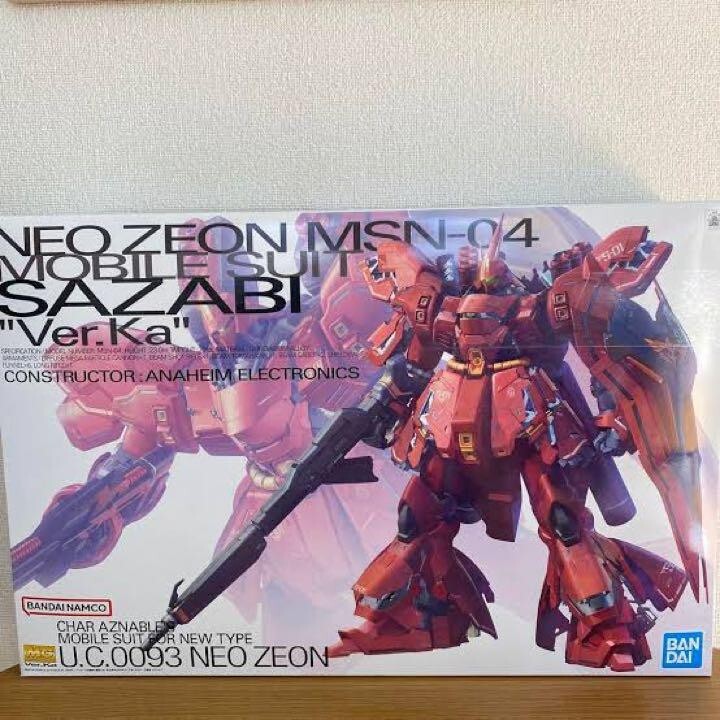 MG 1/100 The Gundam Base Limited MSN-04 Sazabi Ver.Ka plastic model NEW