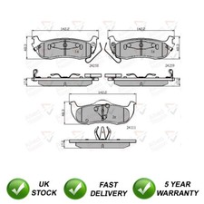 Set pastiglie freno posteriori SJR adatto a Jeep Grand Cherokee 2004-2010 Commander 2005-2010