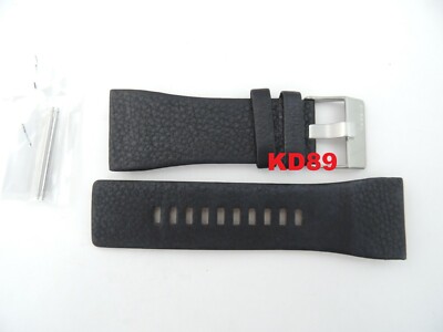 Genuine ORIGINAL DIESEL DZ 1342 BLACK Leather Strap Band | eBay