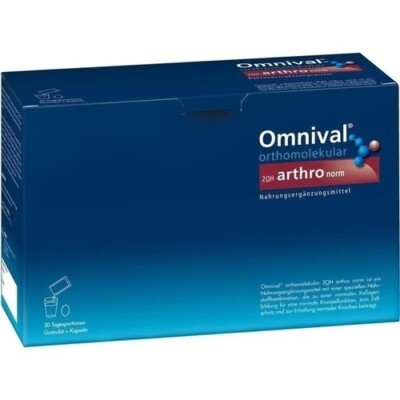 OMNIVAL orthomolekul.2OH arthro norm 30Gran.Kap., 1 P PZN 06588431