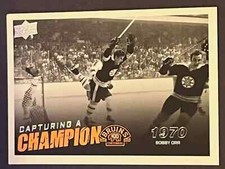 2023-24 UD Boston Bruins Centennial Capturing a Champion ''You Pick from list''