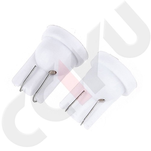 10x T10 White 6000K PC194 LED Bulb Instrument Panel Cluster Light W/ Sockets - Picture 6 of 10