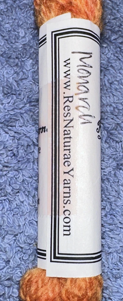 Res Naturae Yarns 100% Merino Wool Crewel Tapestry Yarn Monarch Hand Dyed - Image 4 of 4