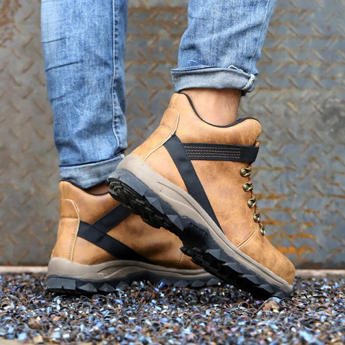 Mens Waterproof Work Boots Steel Toe shoes Safety Shoes Indestructible Non Slip - Picture 7 of 19