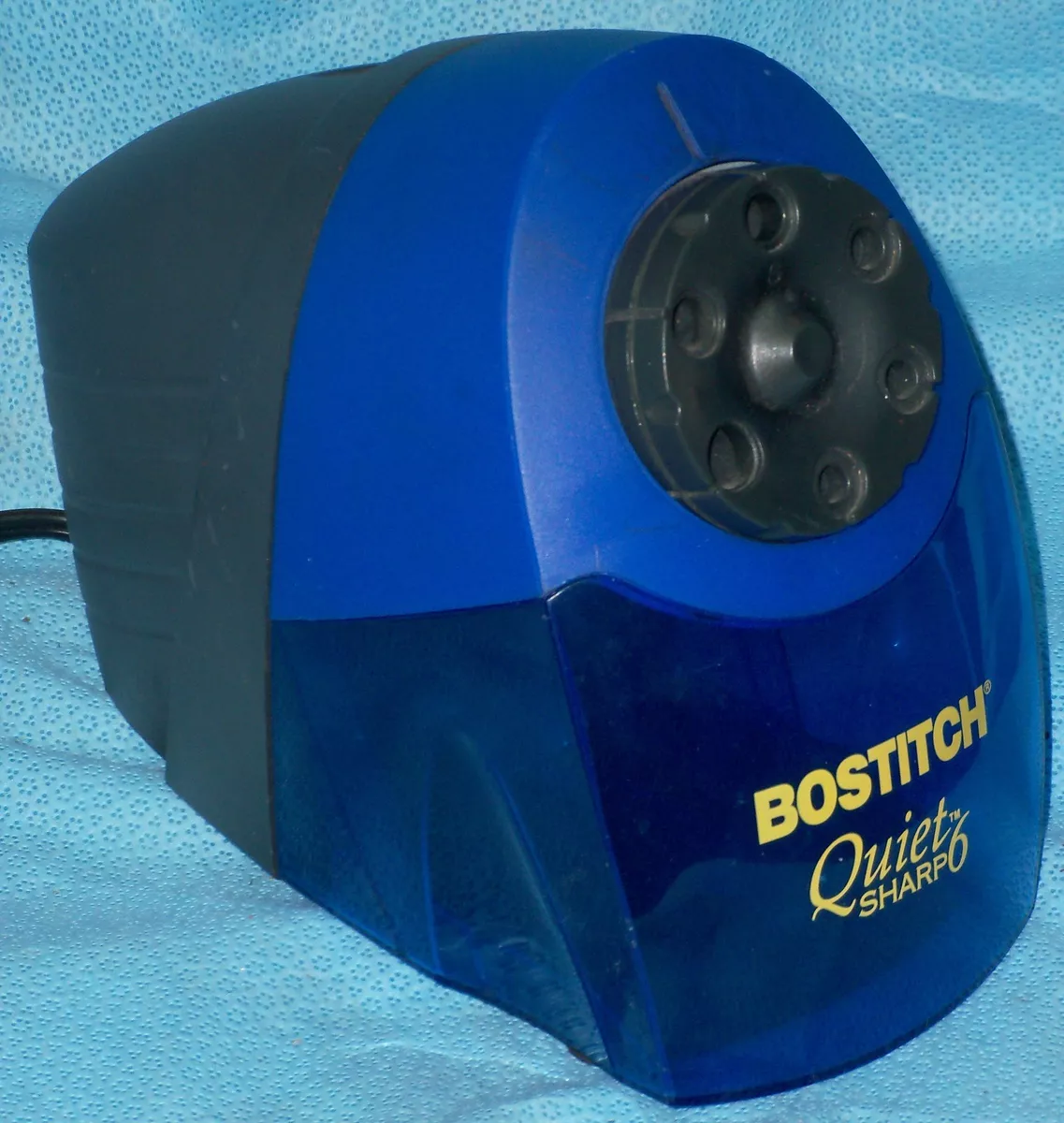Bostitch Quiet Sharp 6 Classroom 6 Hole Electric Pencil Sharpener Blue EPS10HC