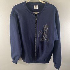 Jerzees Vintage Woman s Rhinestone Zipper Lig...