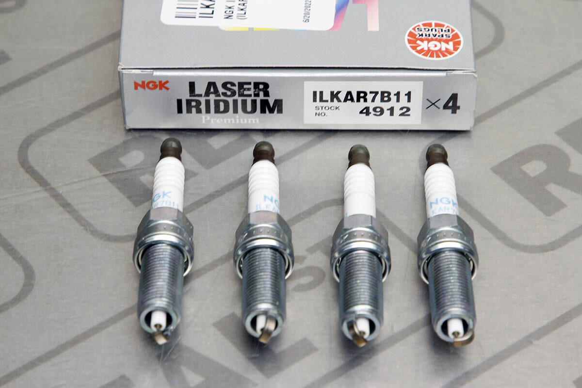 NGK Laser Iridium Spark Plugs ILKAR7B11 for Matrix 09-13 2ZR-FE xD 08-14 2ZR-FE