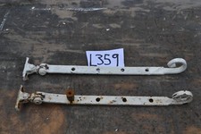 2 maniglie / leve / poggiapiedi / apriporta / chiusura in metallo vintage. L359