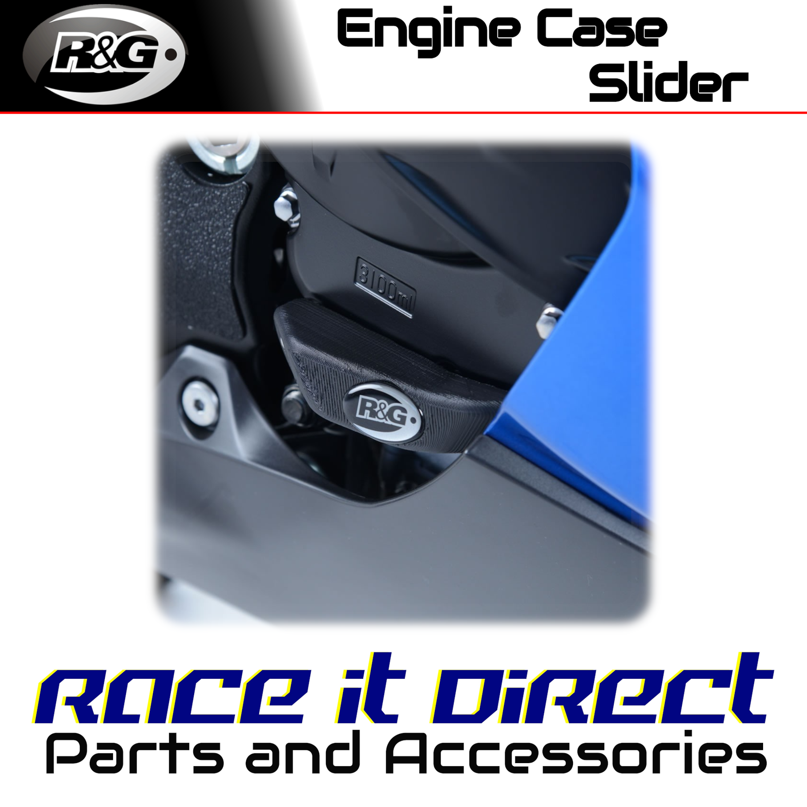 Engine Case Sliders for Suzuki GSX-R1000R 2017-2024 RHS R&G
