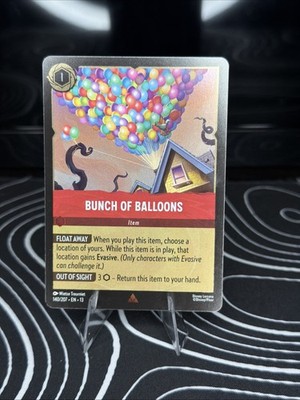 Attack of the Vine! Bunch of Balloons #140/207 Cold Foil