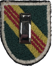 US ARMY 5th Sfg Nam Green Beret Flash Barett Aufnäher Uniform patch 1st Leutnant