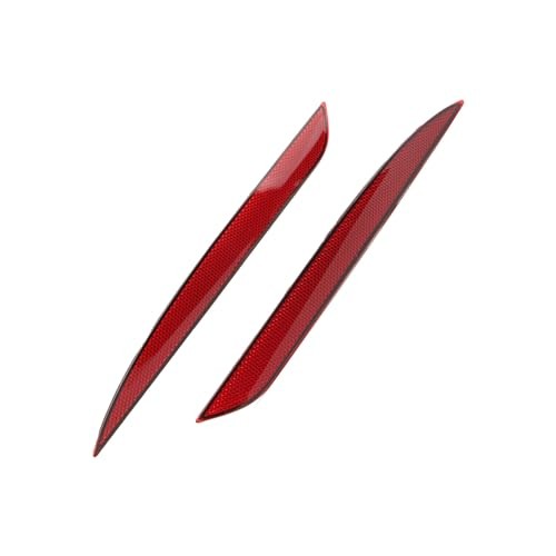 Car Rear Bumper Reflector, Waterproof Red Marker Reflector Trim, Left and Right - Picture 4 of 7
