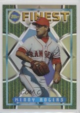 1995 Topps Finest Refractor Kenny Rogers #178 f7j