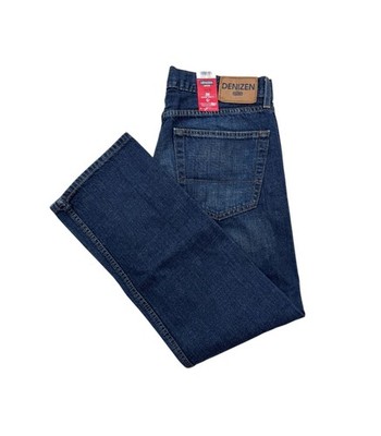 NWT Denizen Levis 208 Regular Taper Fit Denim Blue Jeans Size 36 Fits size  34