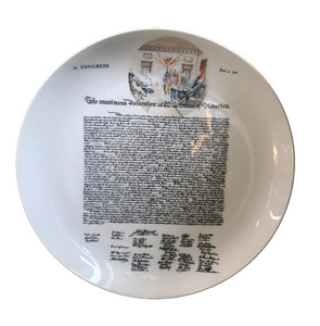 Declaration of Independence Plate | eBay