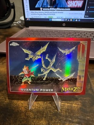 MetaZoo Lore L10 Quantum Power  (2022 Topps Chrome Base) NM/Near Mint