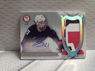 2026 Topps Chrome Olympics Hilary Knight  4/5 Dynasty Patch Autograph On Card!!