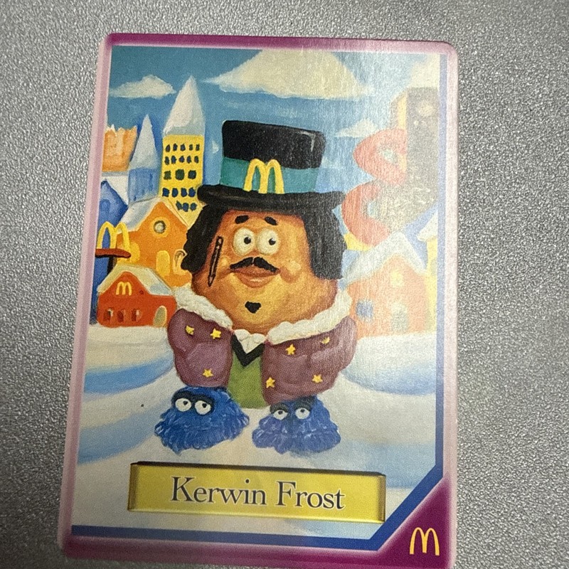 Collector mcDonald’s Card