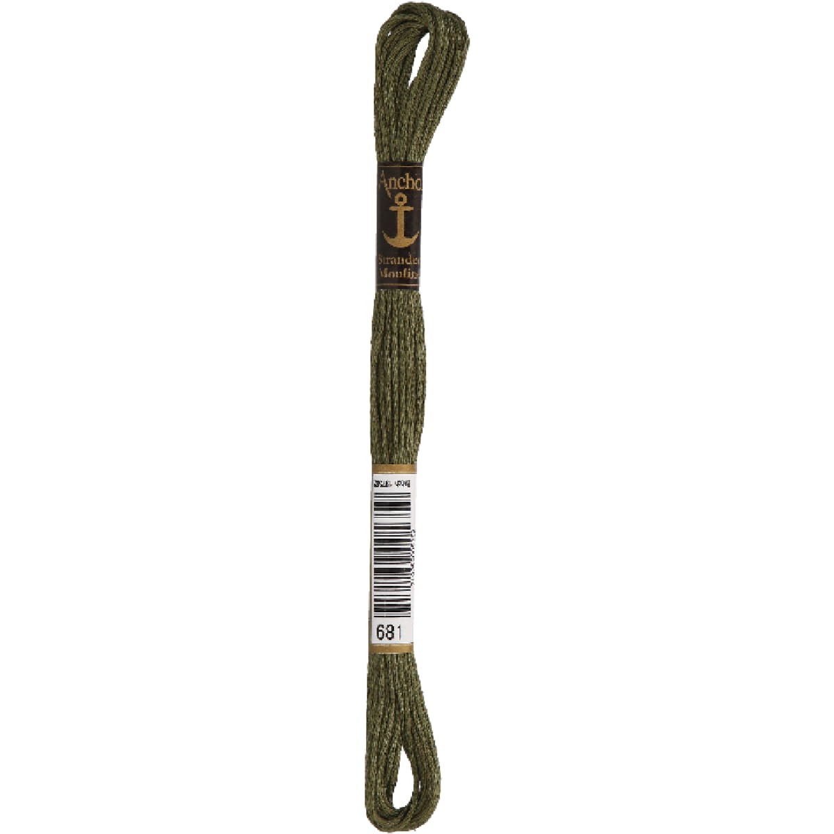 Anchor Embroidery thread Mouline Color 681, 6 stranded, 8m