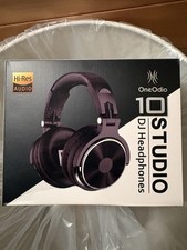 OneOdio Studio Pro 10 Wired DJ Headphones Over Ear Hi-Res 50mm Black New