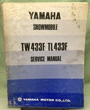 Genuine Yamaha LIT-12618-68-00 Snowmobile TW433F/TL433F Service Manual 1973