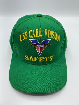 The Corps USS Carl Vinson CVN 70 Safety Green Baseball Cap Hat One Size