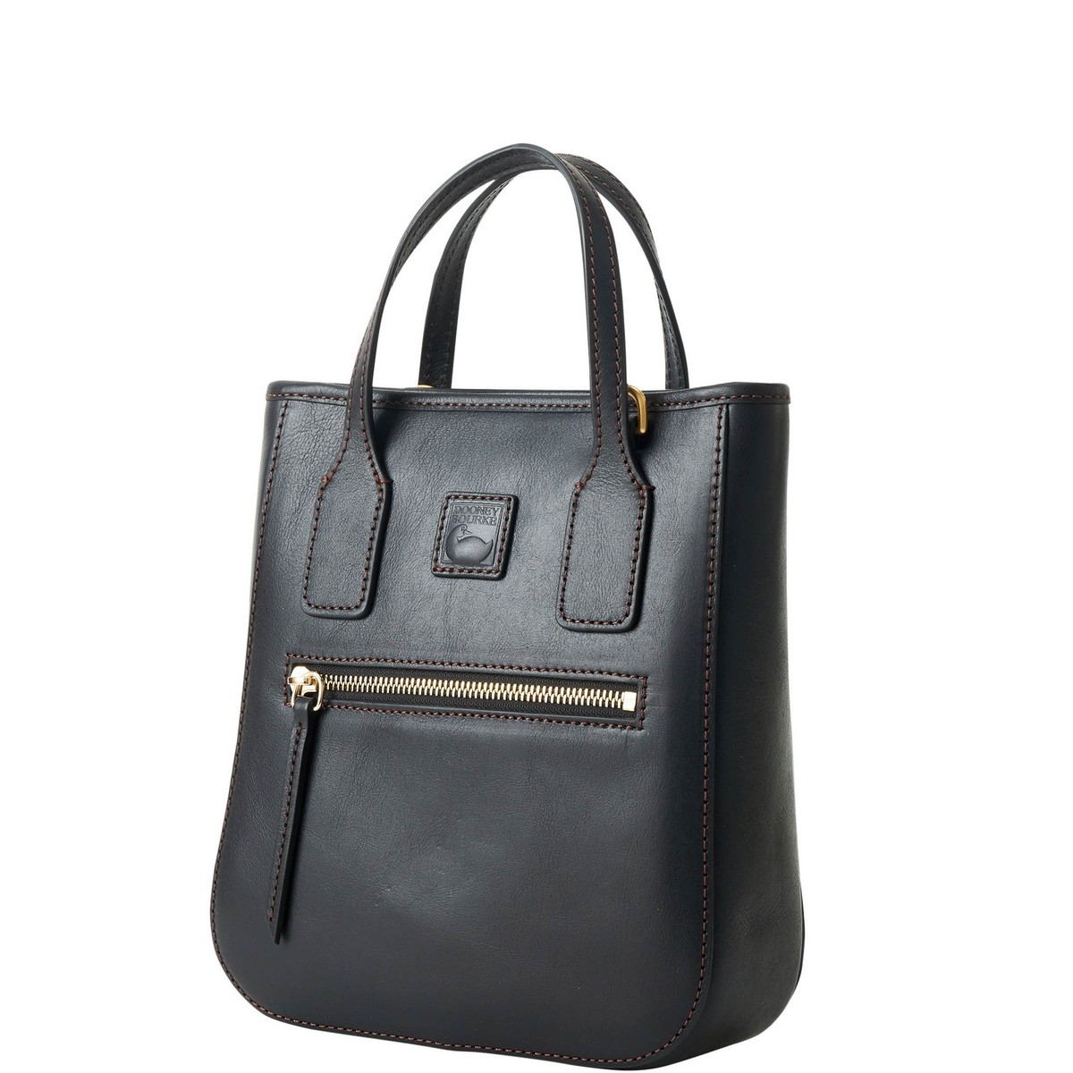 Dooney & Bourke Borsa A Mano In Pelle Nera Con Cinturino Da Polso - Piccola, 22,9x15,8x16,25 Cm