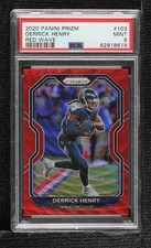 2020 Panini Prizm Red Wave Prizm 68/149 Derrick Henry #103 PSA 9 MINT 0sm7