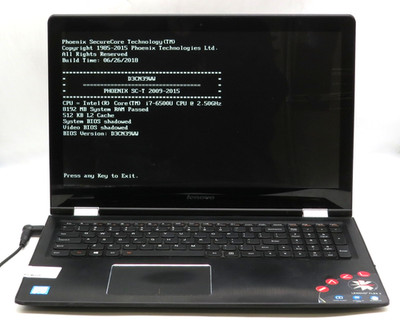 Lenovo Flex 3/ 15.6'' i7-6500U @ 2.50GHz/8GB DDR3 RAM/No HDD/No OS