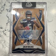 2025 Panini Phoenix JALEN MILROE RC Auto /99 Bronze Pandora #151 Seahawks RC