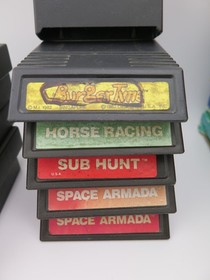 WORKING Mattel Intellivision Console Bundle Lot, 19 Games TESTED CONTROLLERS