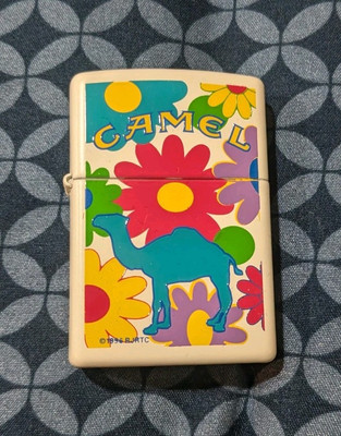 1995 Zippo Lighter - Camel Cigarettes - Flower Power - Unfired | eBay