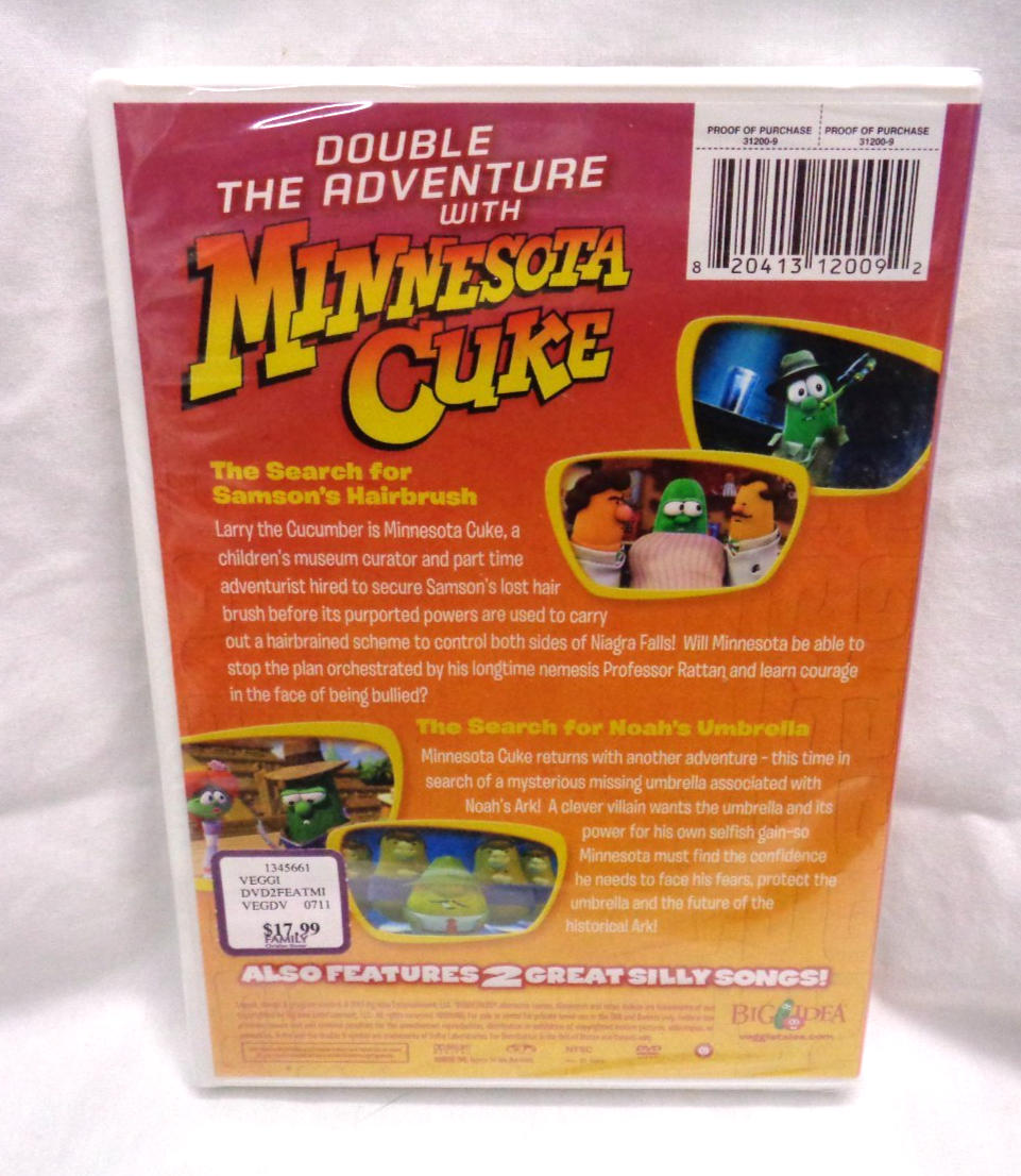 VeggieTales DVD Minnesota Cuke Double Feature Samson Hairbrush