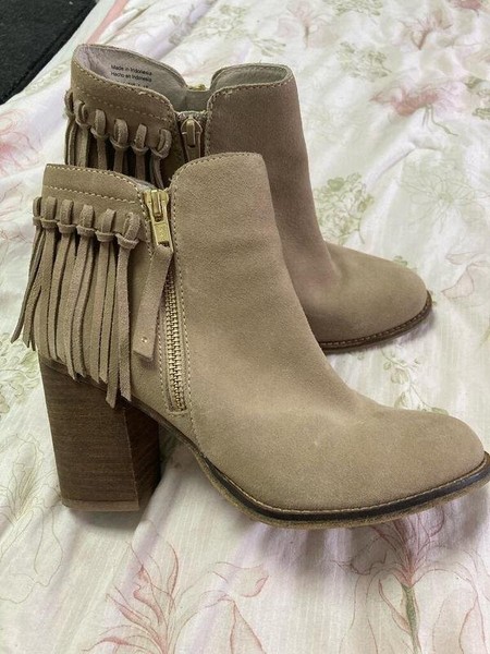 Women ALDO Boots Beige Suede 37
