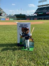 2023 Atlanta Braves Ron Gant 93 Press Box Fire Bobblehead SGA 7/19/23 NIB 