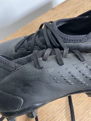 Schwarz Adidas Predator Accuracy 3 FG Junior UK Größe 3