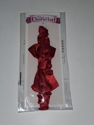 What A Character! Infant Girls Red Satin Headband Bow Elastic Christmas Holiday 