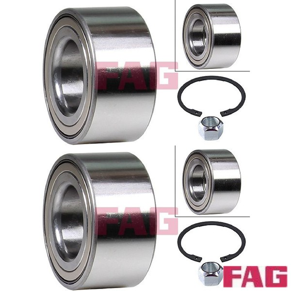 2X Radlagersatz FAG 713619780 2 Radlager Satz Links Rechts Vorderachse-image