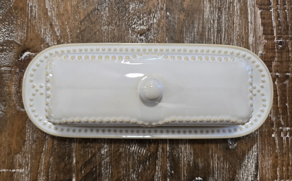 Fontinella White 13" Rectangular Serving Platter by Food Network