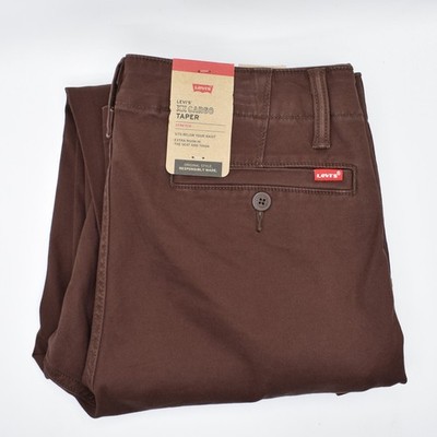 Levi's XX Cargo Taper Stretch Cargo Pants Men's 31x32 Dark Brown NWT 394410043