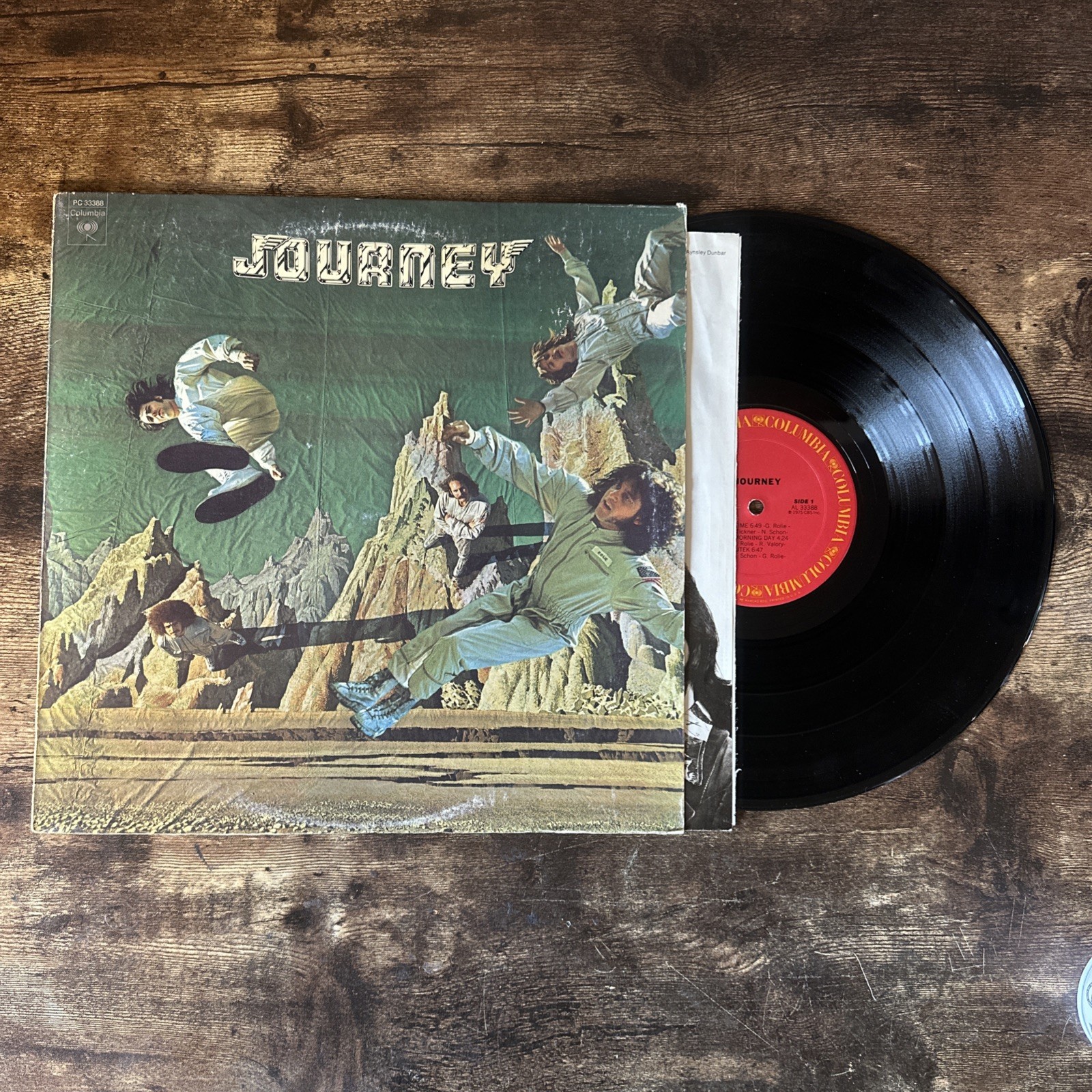 Journey 1975 Self-Titled Vinyl LP Rock Music Columbia PC 33388