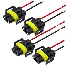 H11 H9 H8 880 881 Female Nylon Pigtail Wiring Harness for Headlight or Fog