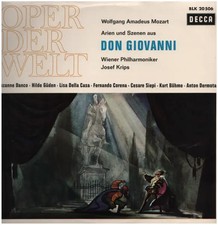 LP Decca Don Giovanni Arias & Scenes 33 RPM NM Vinyl