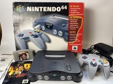 Nintendo 64 Console Boxed PAL + GoldenEye 007 Complete N64 Bundle Tested