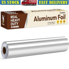 Rotolo Foglio Alluminio Resistente Extra Resistenza Griglia Cottura Cottura Conservazione Nuovo