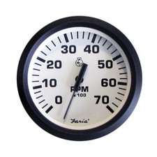Faria Beede Instruments Faria 32905 Euro Tachometer 7 Gauge All Outboard - Wh...