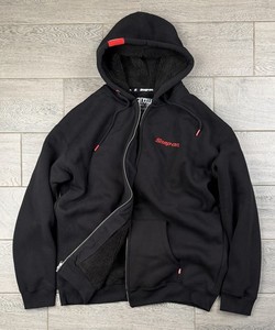 Snap-on ジップアップジャケット ブラック/レッド Snap on Zip Up Hoodie | eBay