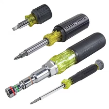 Multi-Bit Screwdriver and Nut Driver Tool Kit, 4-Piece